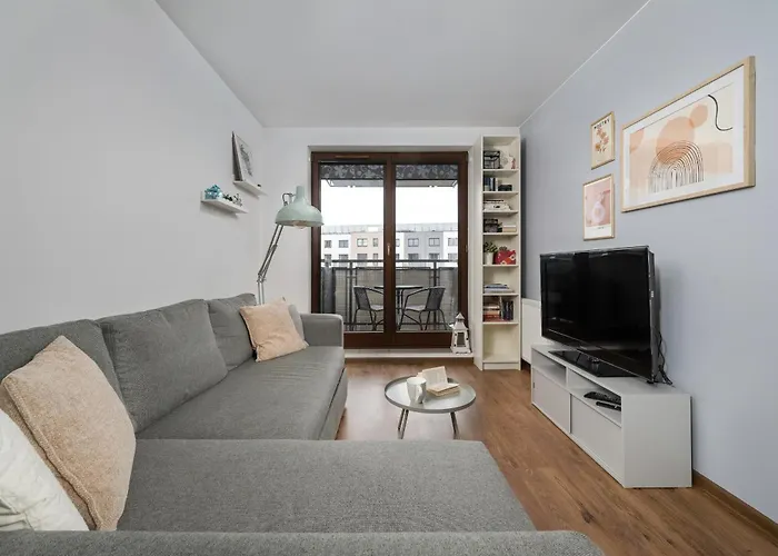 Modern Apartment With Balcony In Wroclaw By Noclegi Renters